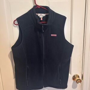 Vineyard Vines Midnight Blue Fleece Vest